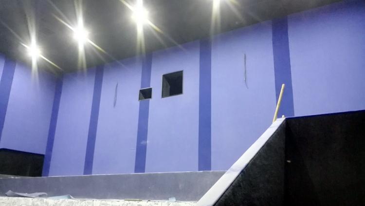 廣東清遠電影院防火聚酯纖維吸音板聲學工程