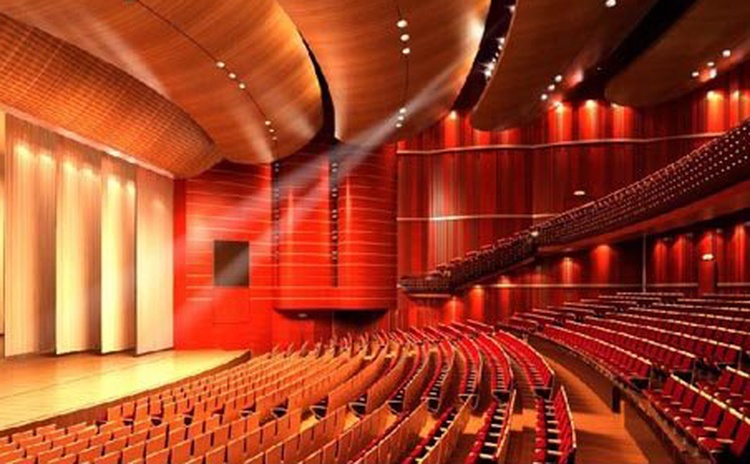 湖北潛江大劇院木質(zhì)吸音板聲學(xué)工程