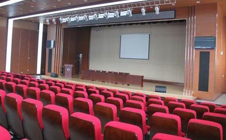 湖北荊門大型會(huì)議室聚酯纖維吸音板聲學(xué)工程